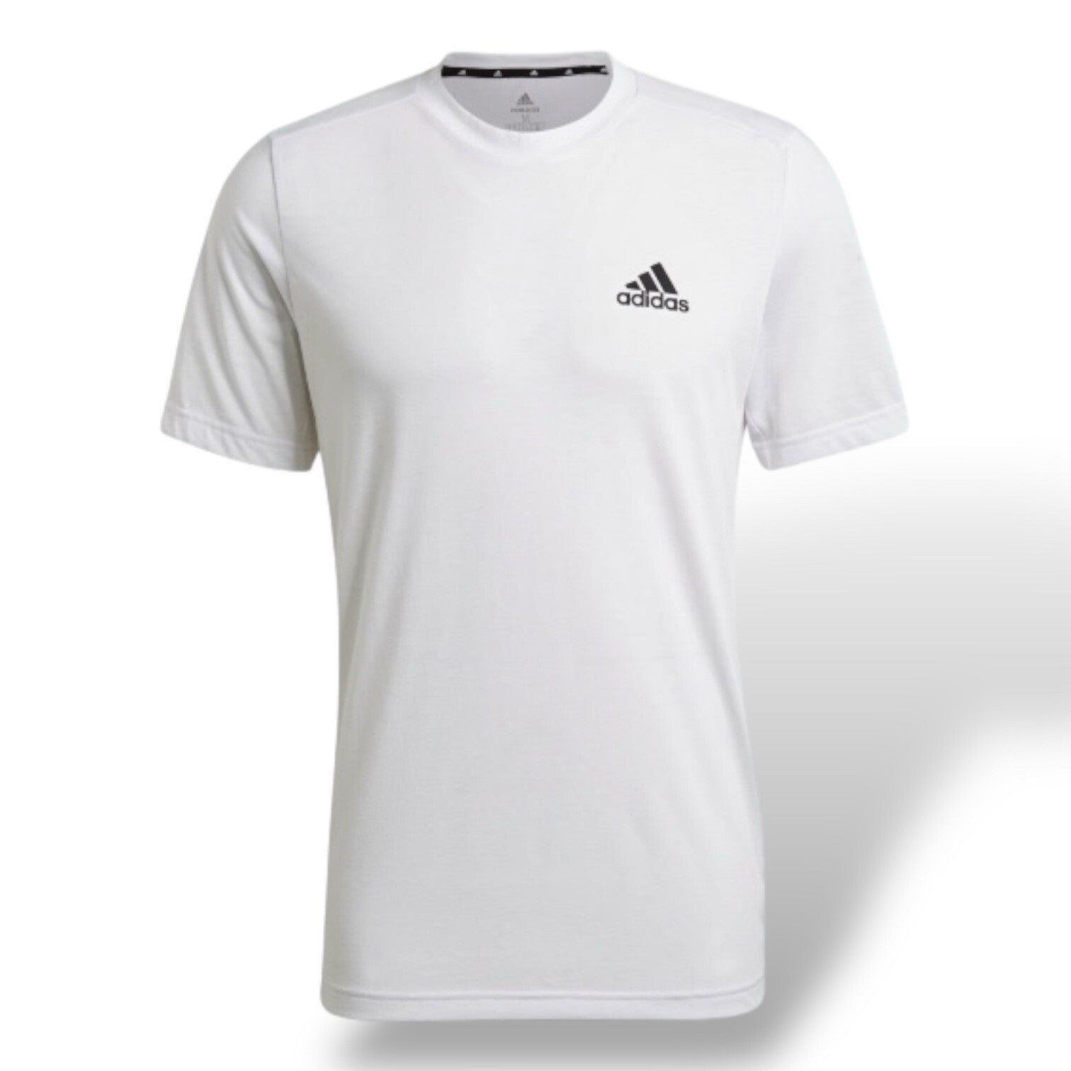 Adidas Aeroready White/Black Athletic Sports Feelready T-Shirt - Trendiez U ♥ 