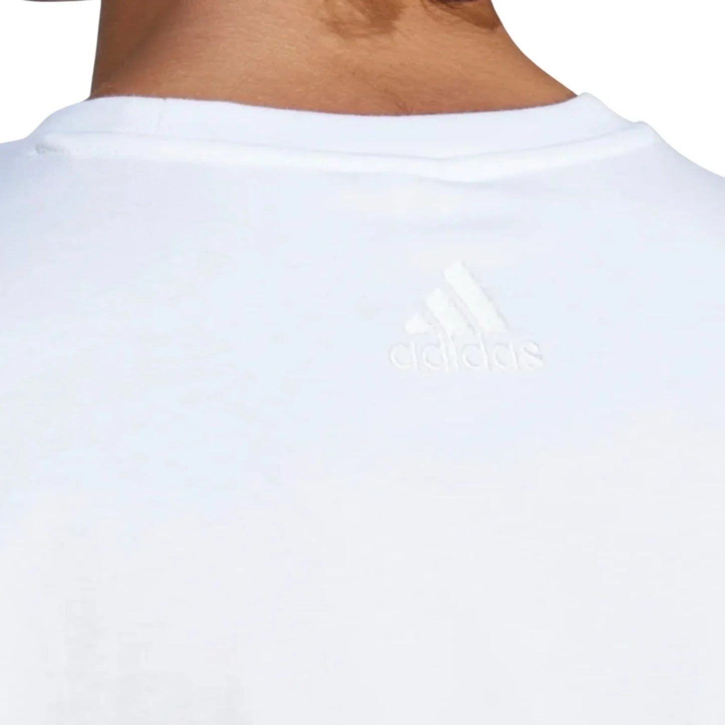 Adidas Men Tshirt Essentials Single Jersey Big Logo Tee 2XL White/Black Athletic - Trendiez U ♥ 