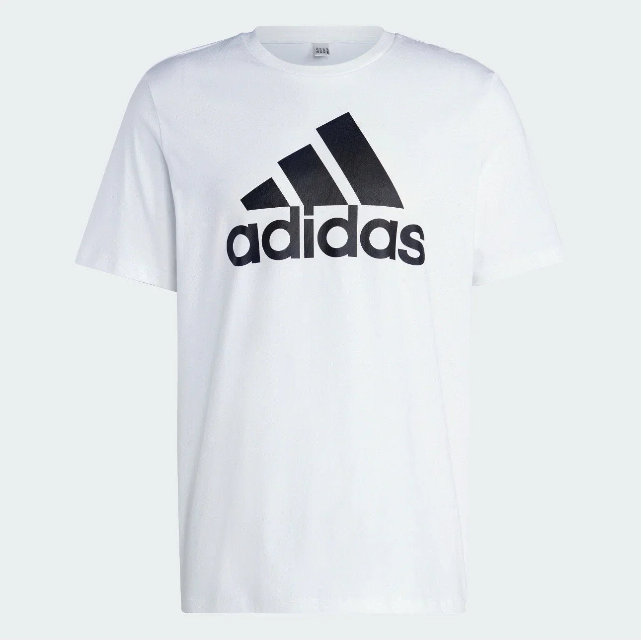 Adidas Men Tshirt Essentials Single Jersey Big Logo Tee 2XL White/Black Athletic - Trendiez U ♥ 