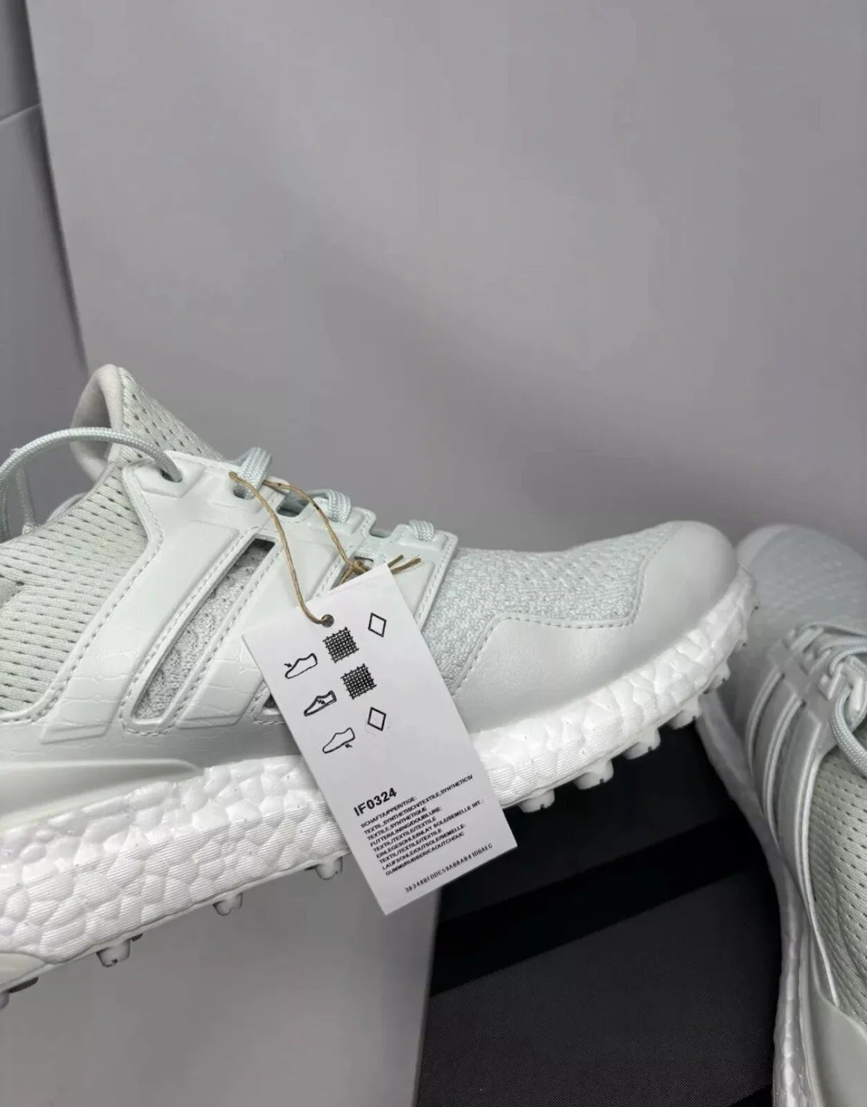 Adidas Ultraboost Spikeless Golf Shoes Mint White Turf IF0324 Mens Size 9 - Trendiez U ♥ 