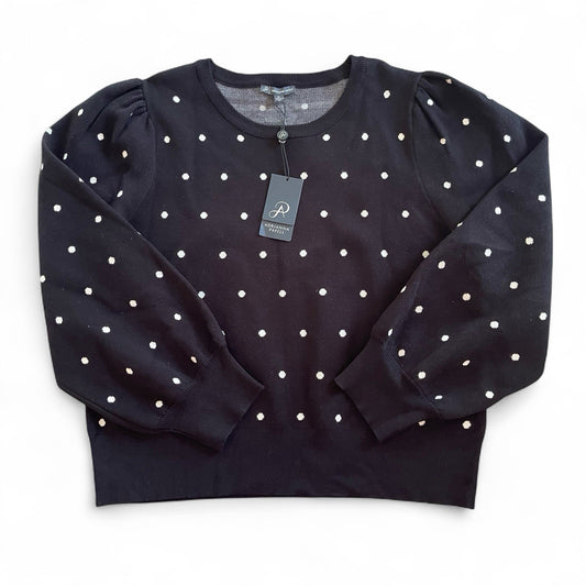 Adrianna Papell Polka Dot Sweater size XL Viscose Blend Soft Elegant - Trendiez U ♥ 