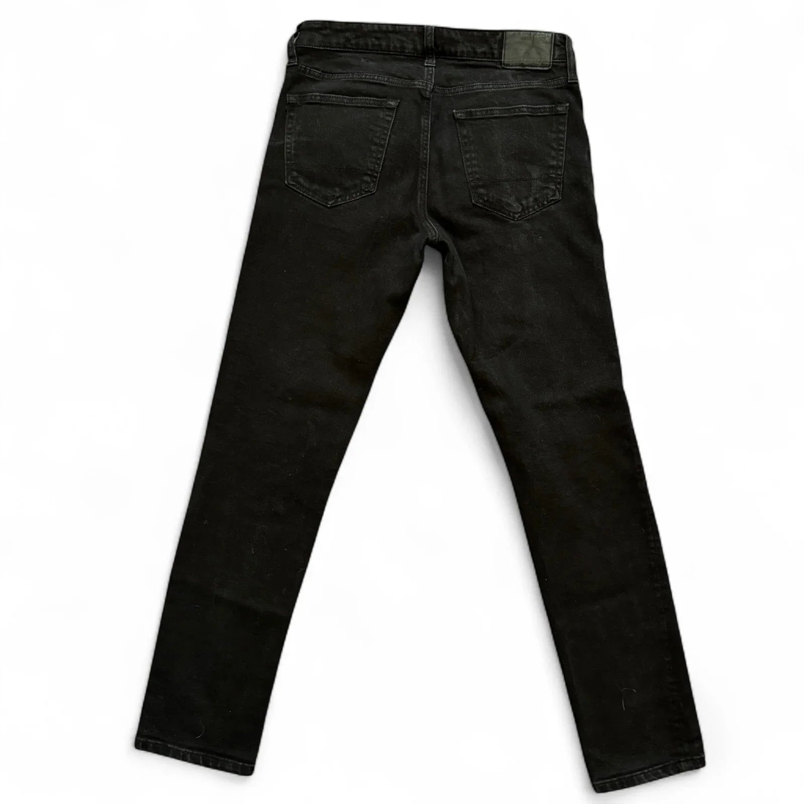 Aeropostale Mens 31x32 Jeans Skinny Fit Straight Leg Black Denim - Trendiez U ♥ 