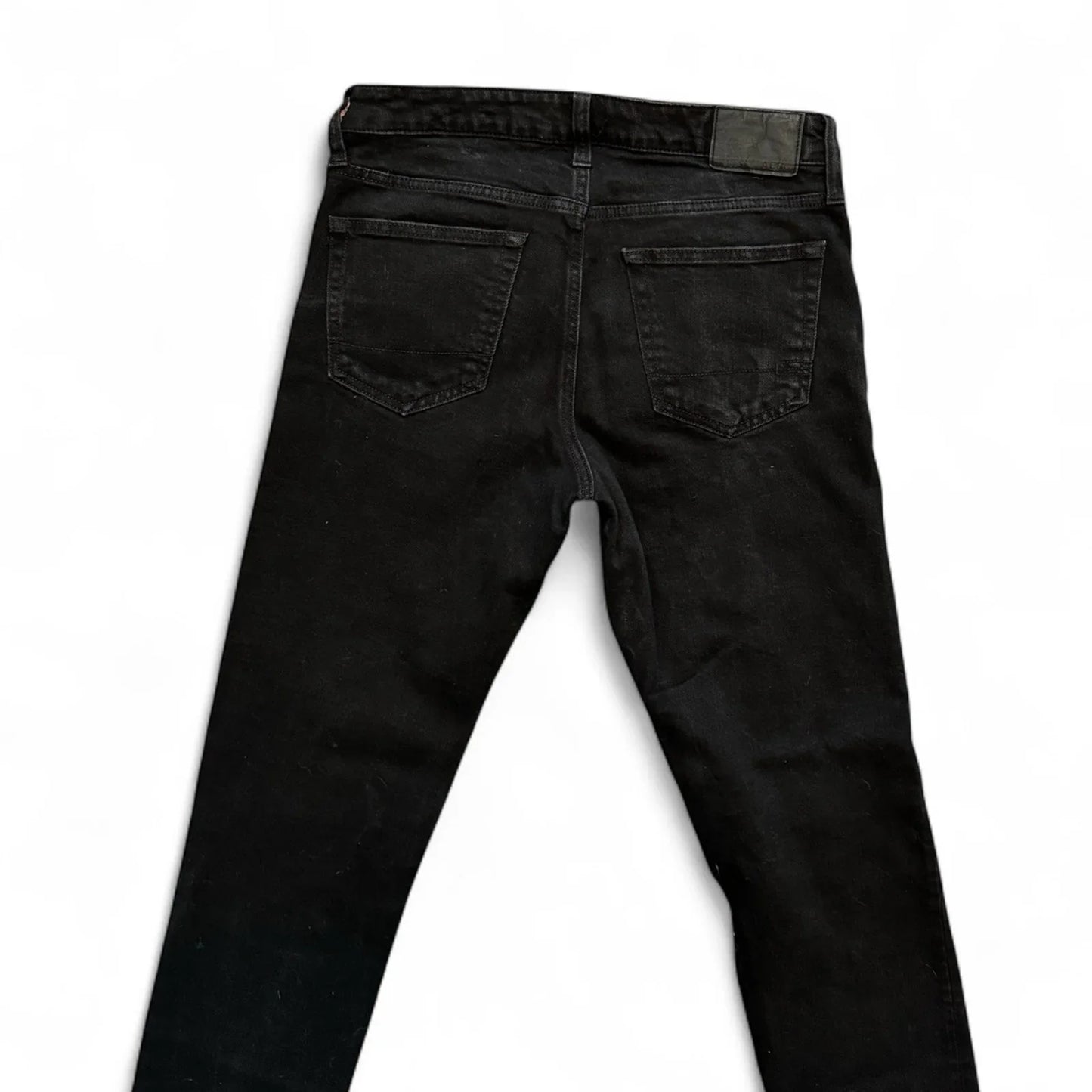 Aeropostale Mens 31x32 Jeans Skinny Fit Straight Leg Black Denim - Trendiez U ♥ 