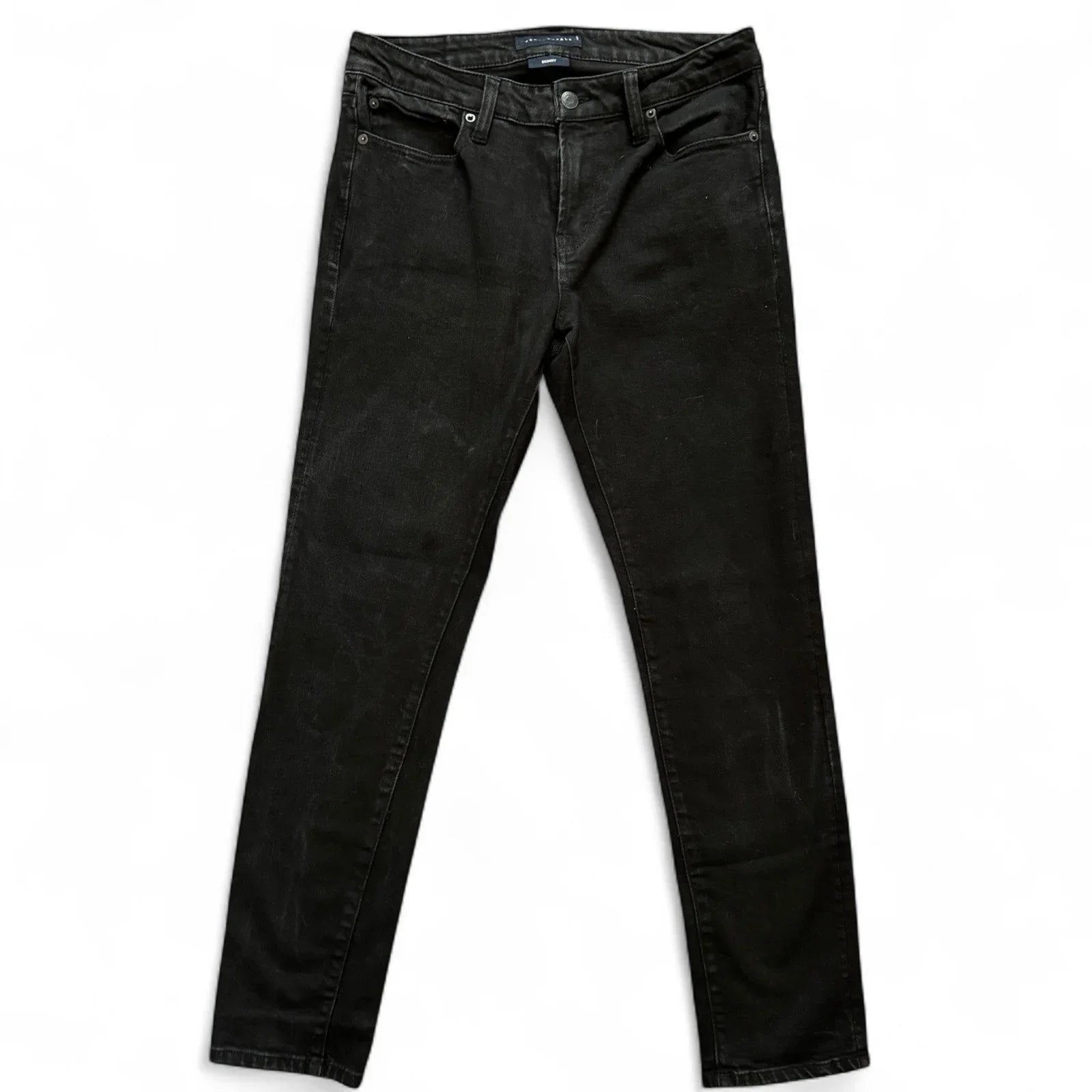 Aeropostale Mens 31x32 Jeans Skinny Fit Straight Leg Black Denim - Trendiez U ♥ 