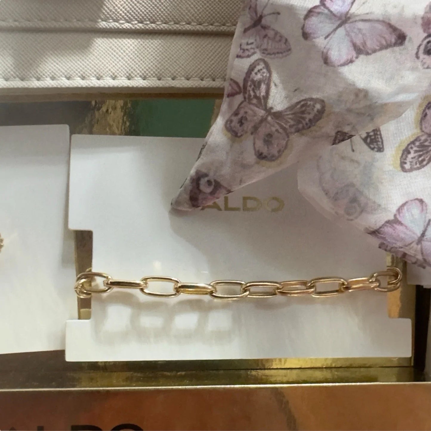 ALDO Limited edition 4 in 1 White Gold Purse Hair Women’s Gift Set - Trendiez U ♥ 