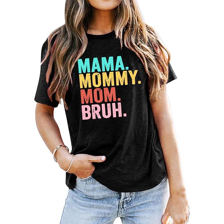 "All About MOM "Womens Graphic T-shirts - Trendiez U ♥ 