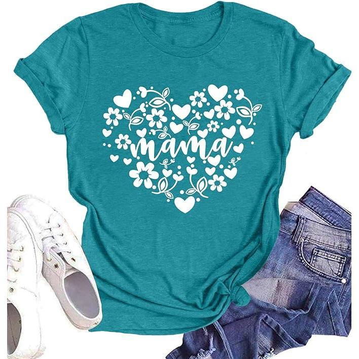 "All About MOM "Womens Graphic T-shirts - Trendiez U ♥ 