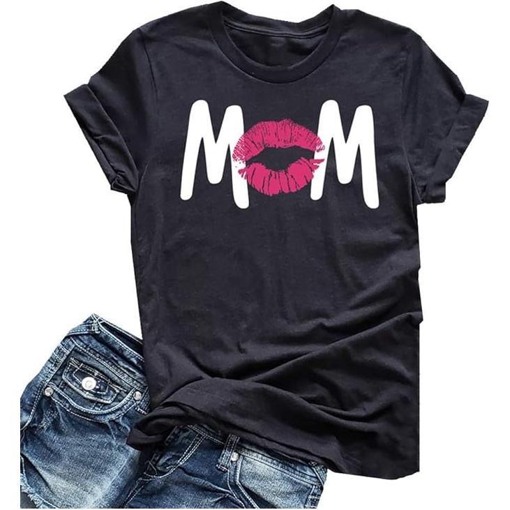 "All About MOM "Womens Graphic T-shirts - Trendiez U ♥ 