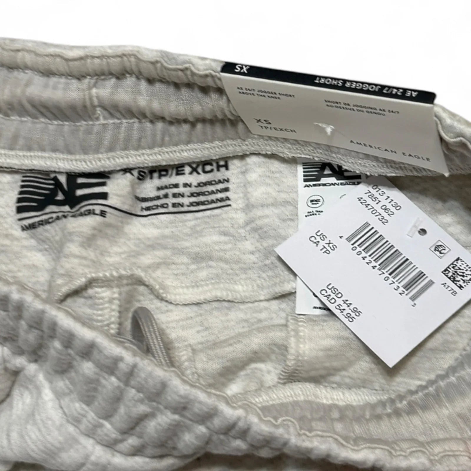 American Eagle Men’s 24/7 Active Heather Grey Jogger Shorts 5.5” Size XS - Trendiez U ♥ 