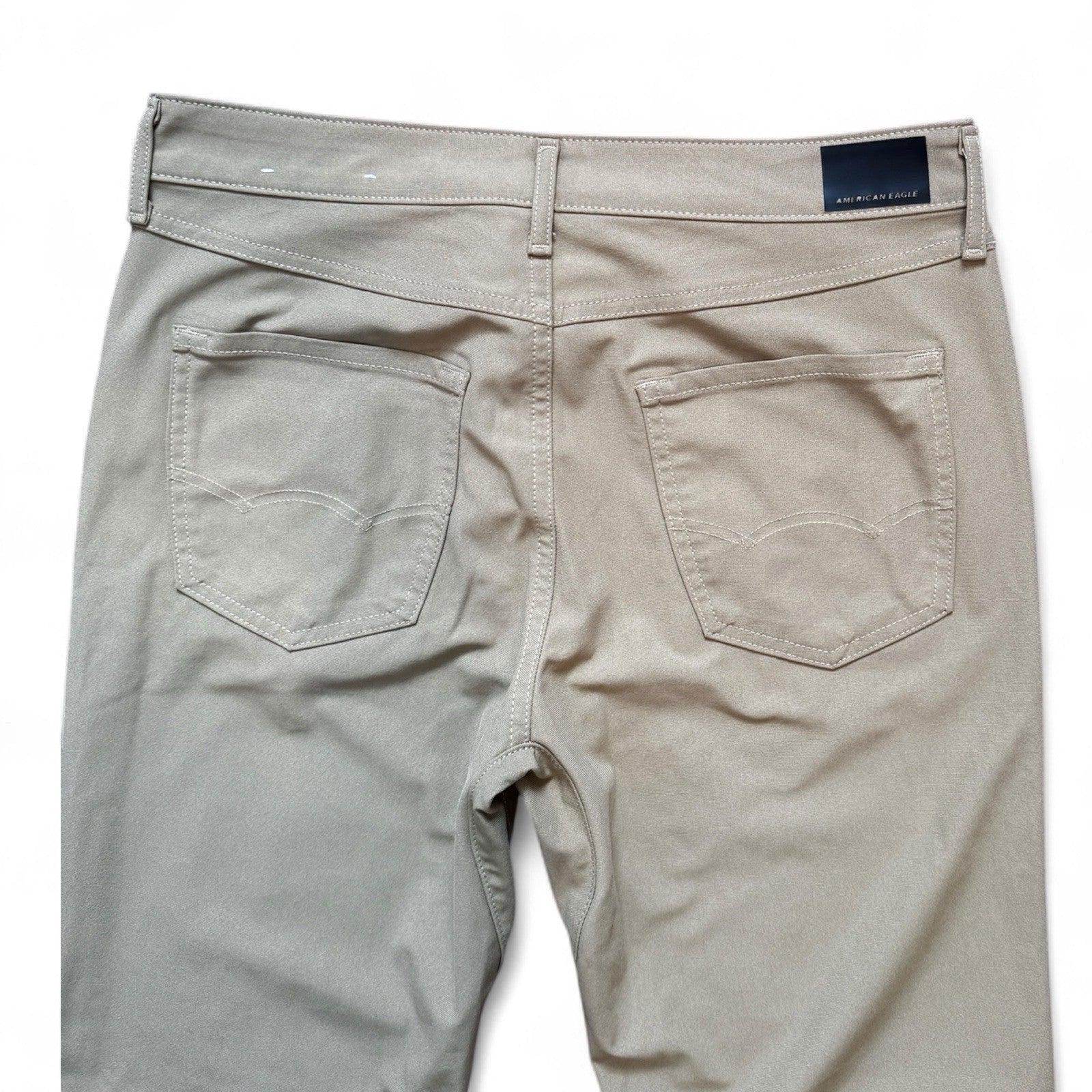 American Eagle Men’s Chino Pants – Khaki, 30x32 Athletic Fit - Trendiez U ♥ 