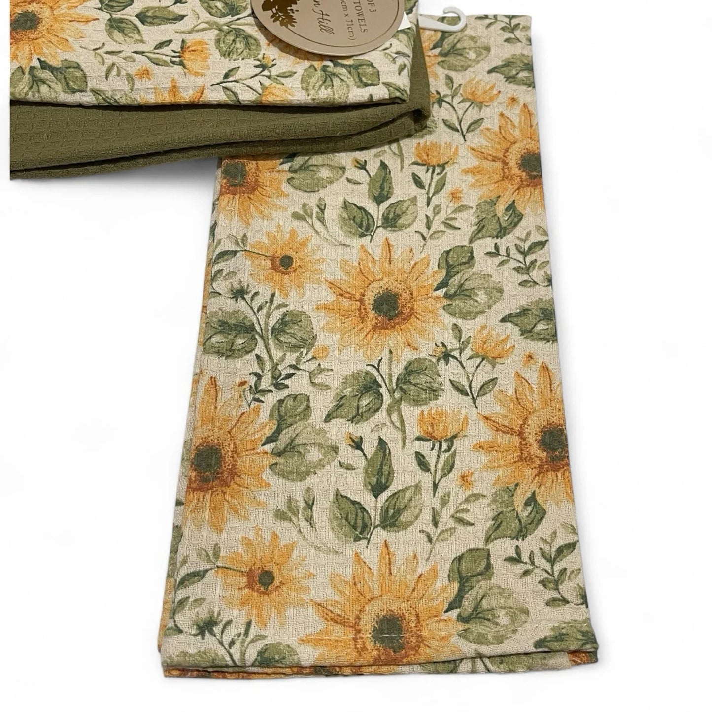 Autumn Hill Kitchen Towel Set 2-Piece Sunflower Farmhouse - Trendiez U ♥ 