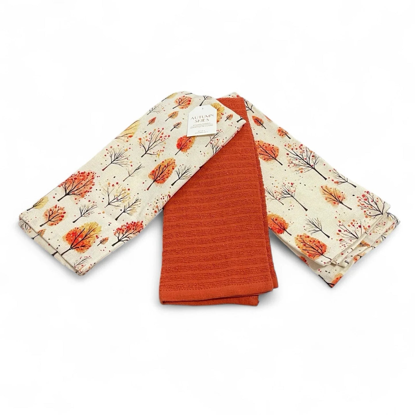 Autumn Skies Fall Kitchen Towel Set – Seasonal Home Décor - Trendiez U ♥ 