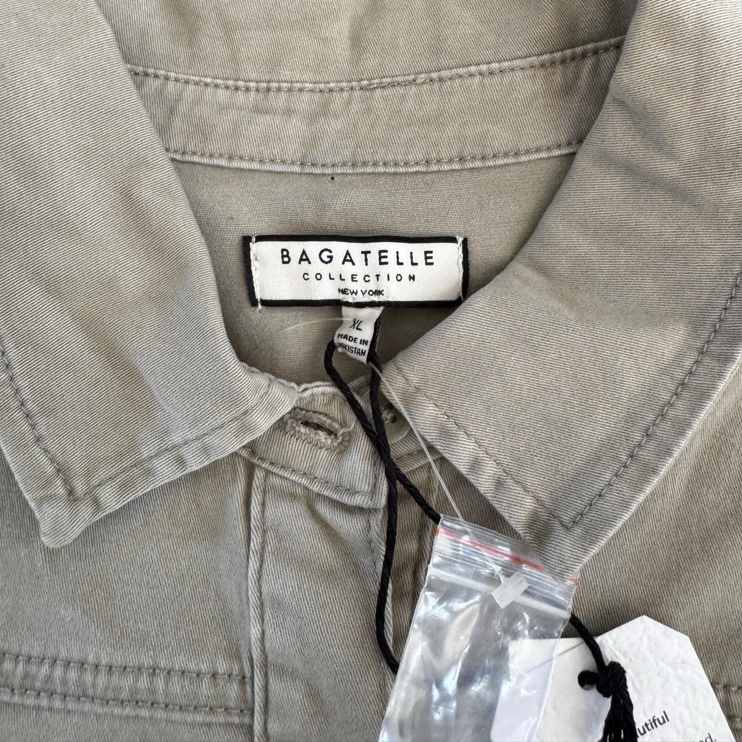 Bagatelle Collection New York Women’s XL Gray Oversized Shirt Jacket Shacket - Trendiez U ♥ 