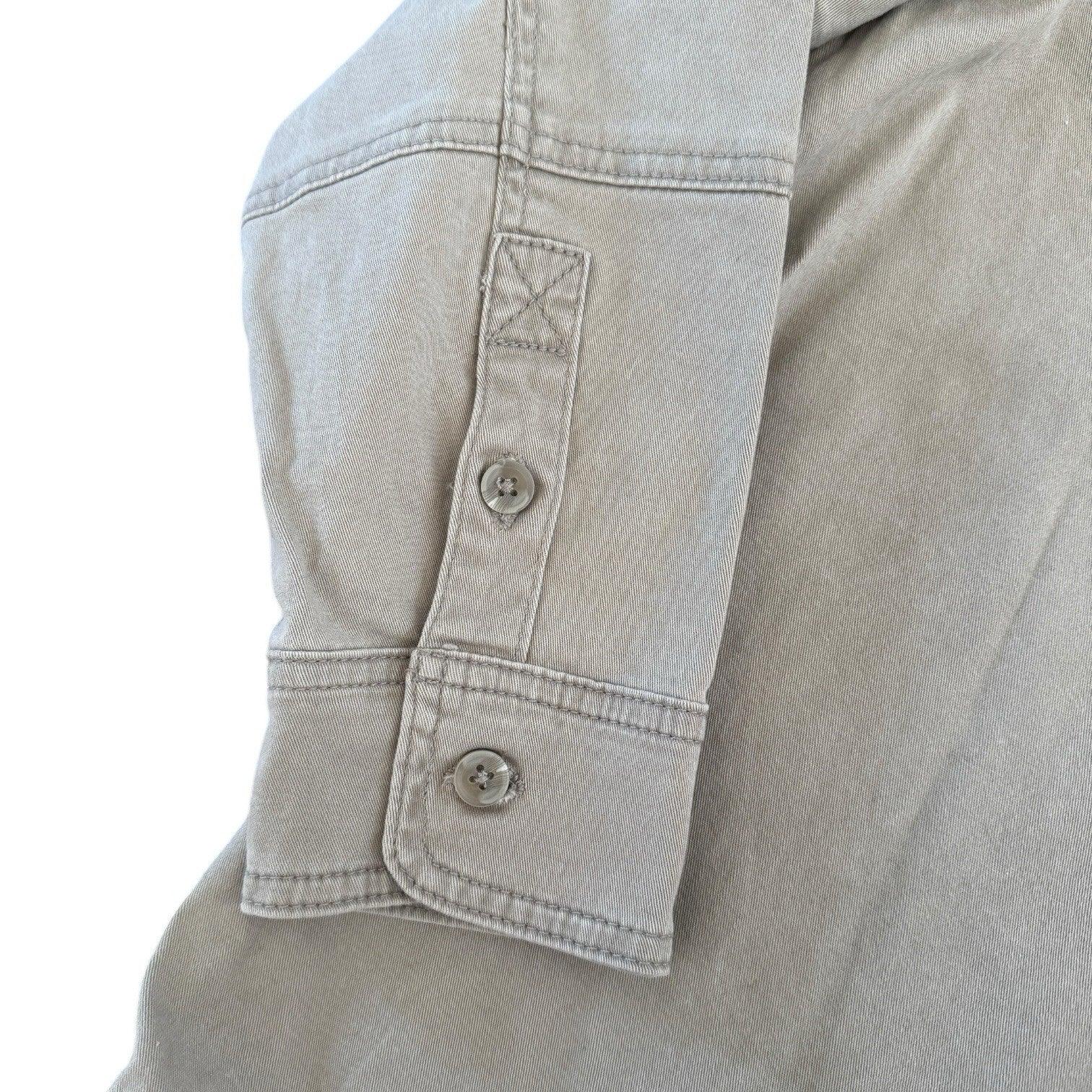 Bagatelle Collection New York Women’s XL Gray Oversized Shirt Jacket Shacket - Trendiez U ♥ 