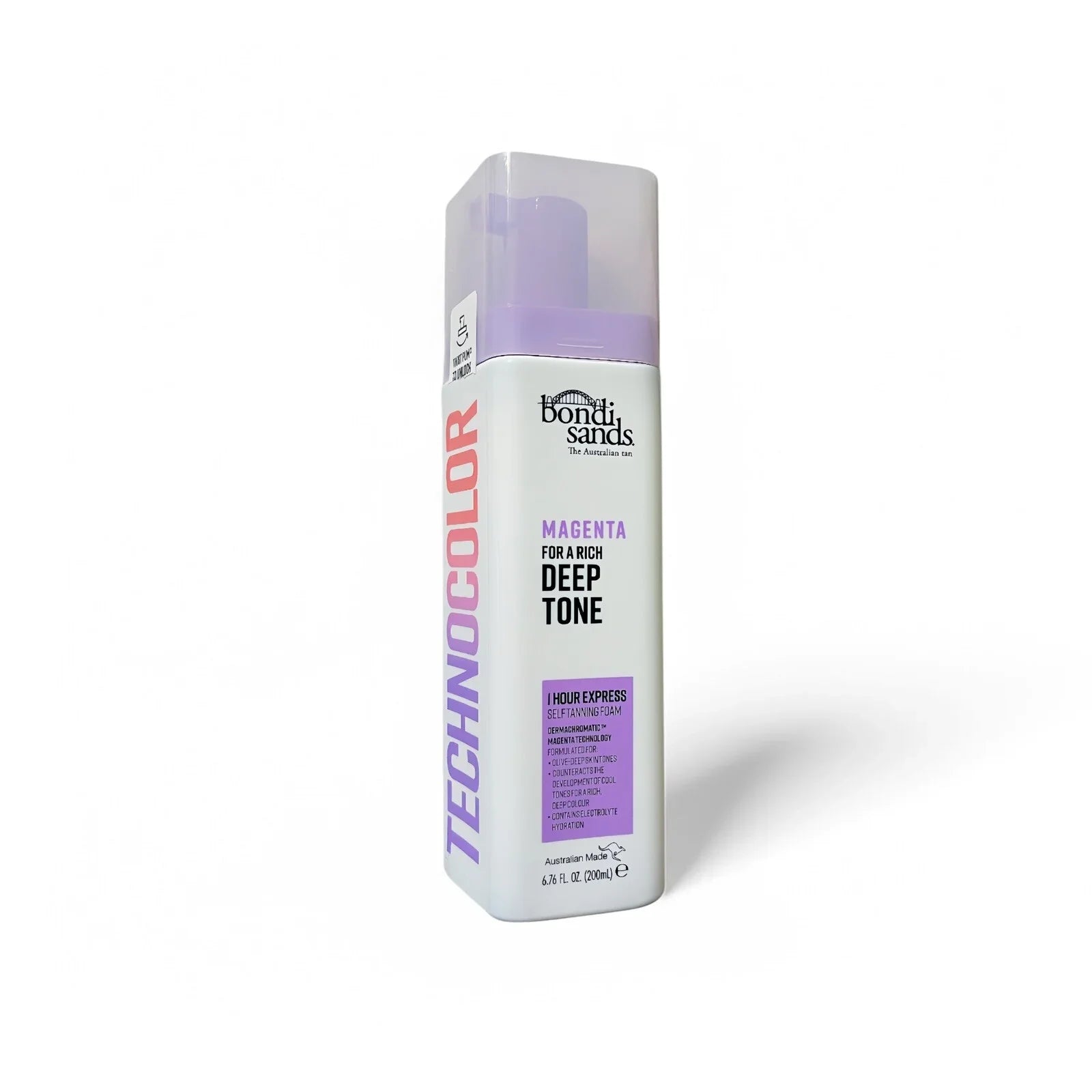 Bondi Sands Technocolor Self Tanning Foam Magenta 1-Hour Express Deep Tone NEW! - Trendiez U ♥ 