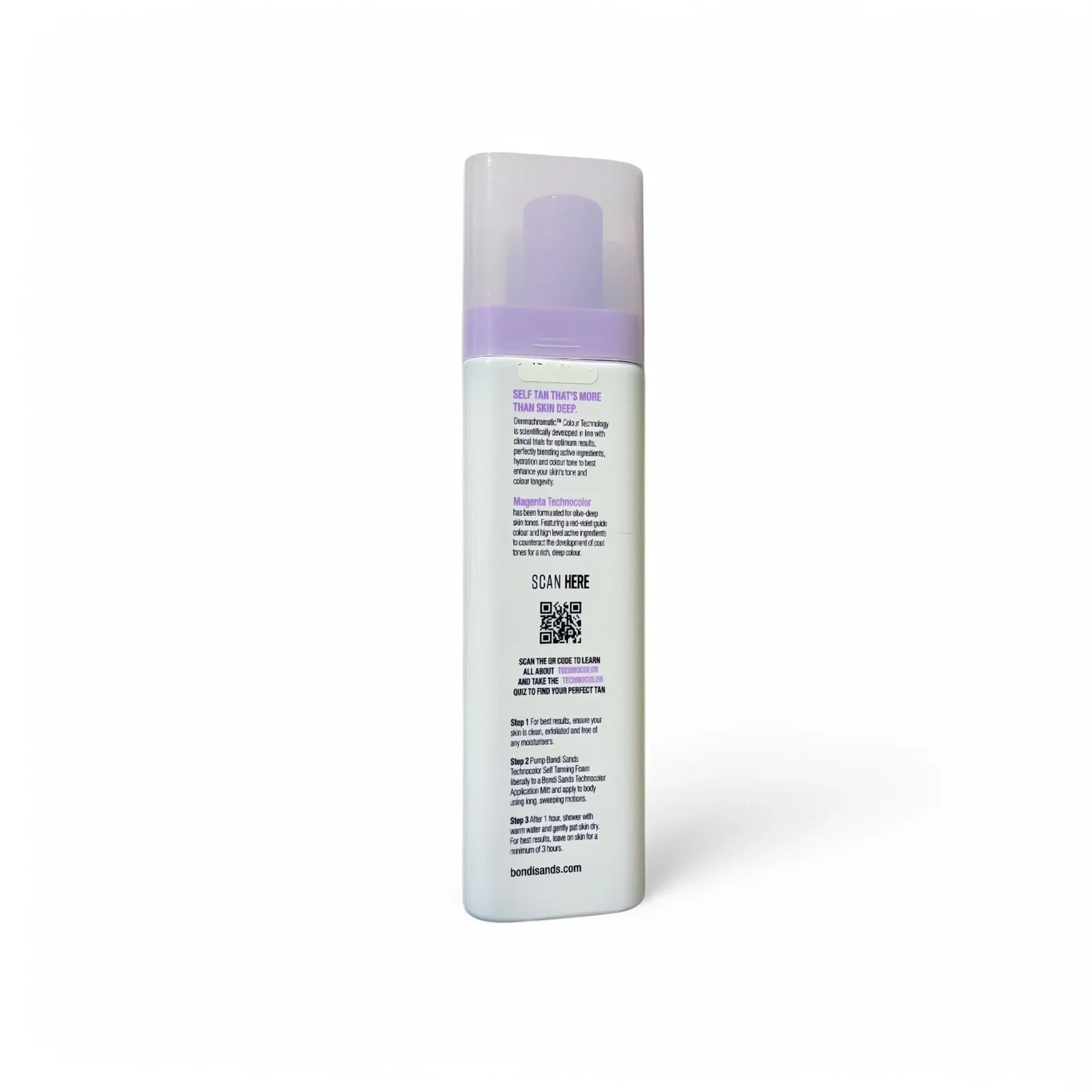 Bondi Sands Technocolor Self Tanning Foam Magenta 1-Hour Express Deep Tone NEW! - Trendiez U ♥ 