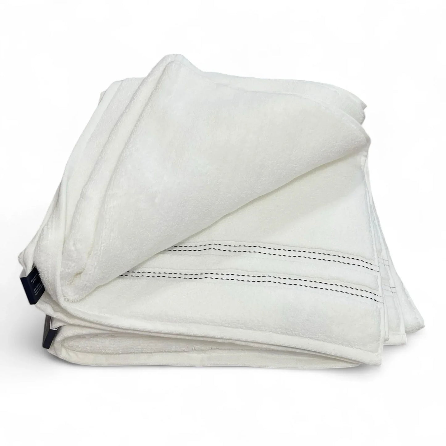 Brooks Brothers 8-Piece Bath Towel Set – White 100% Cotton - Trendiez U ♥ 