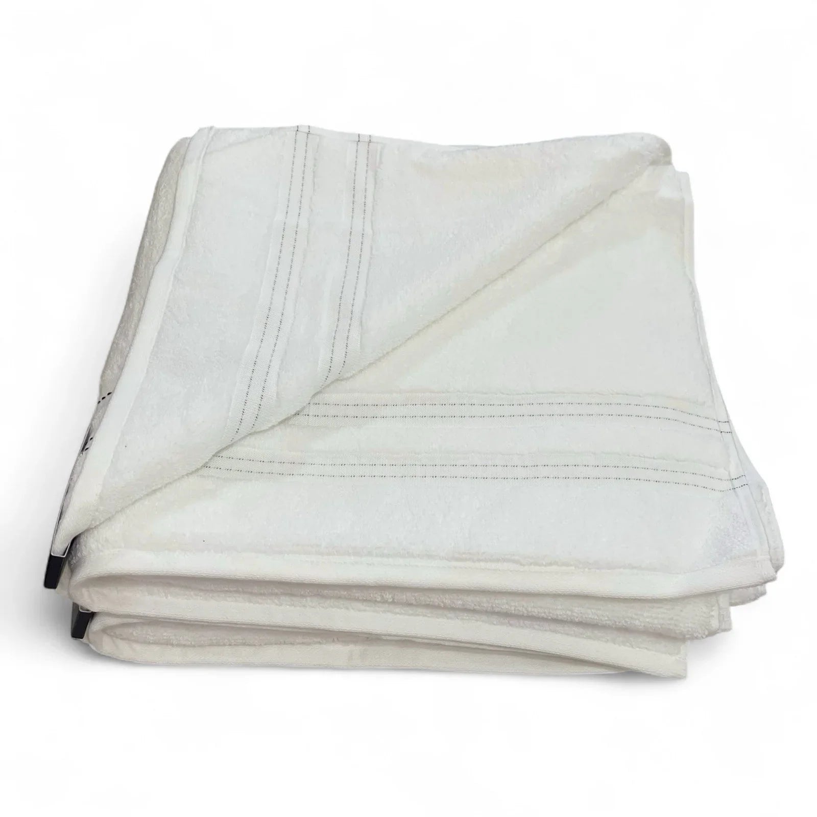 Brooks Brothers 8-Piece Bath Towel Set – White 100% Cotton - Trendiez U ♥ 