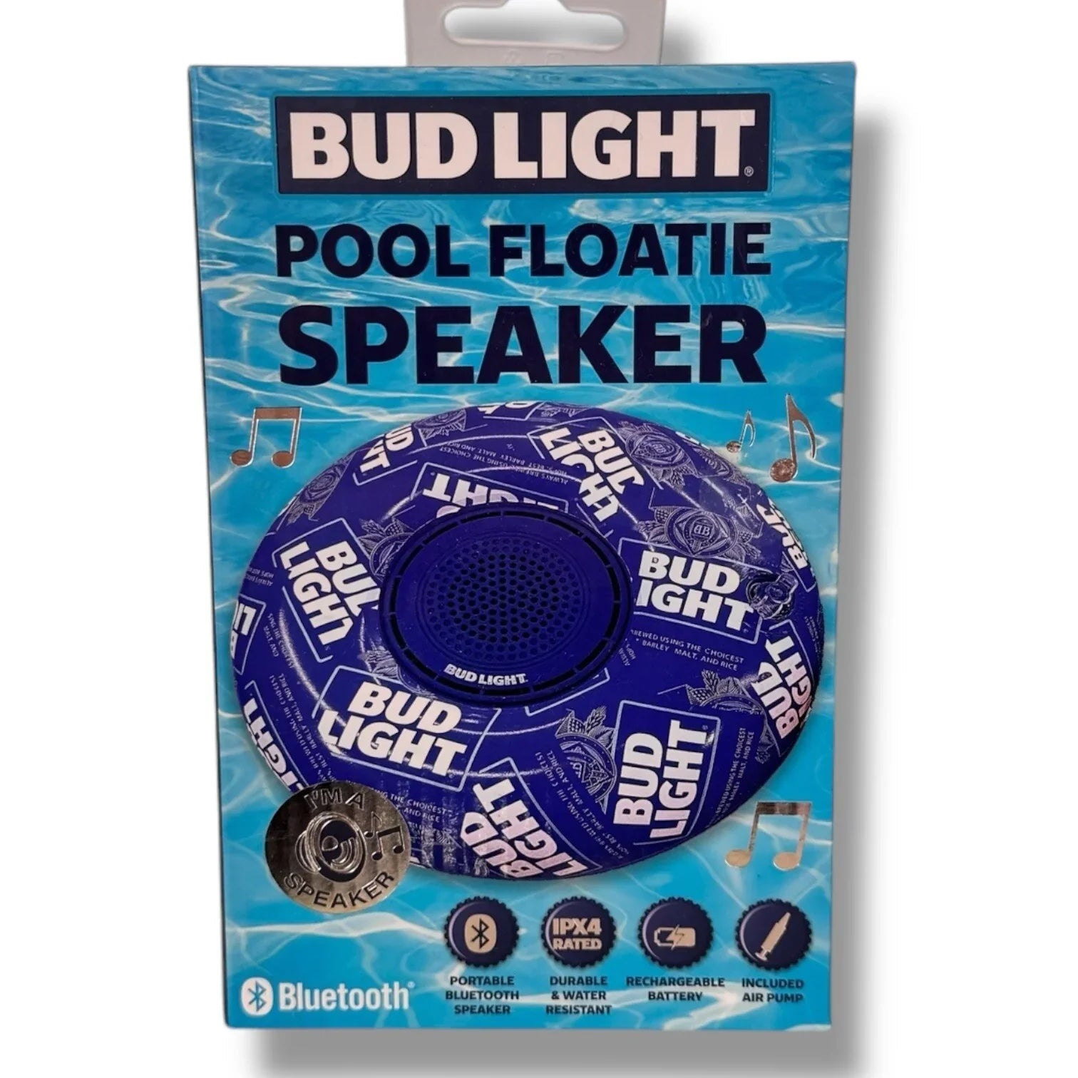 Bud Light Bluetooth Pool Floatie Speaker - Drink Holder Splash Resistant - Trendiez U ♥ 