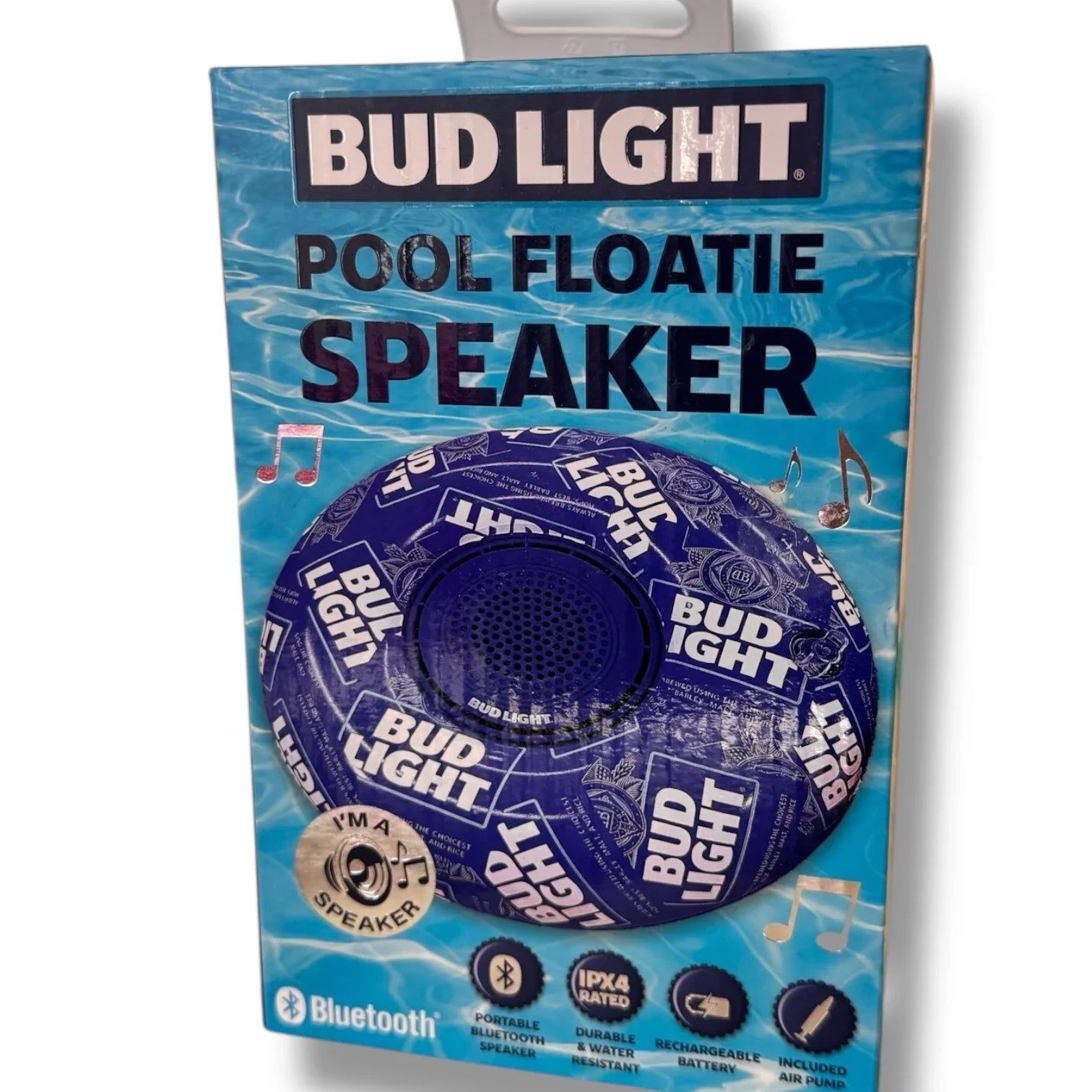 Bud Light Bluetooth Pool Floatie Speaker - Drink Holder Splash Resistant - Trendiez U ♥ 