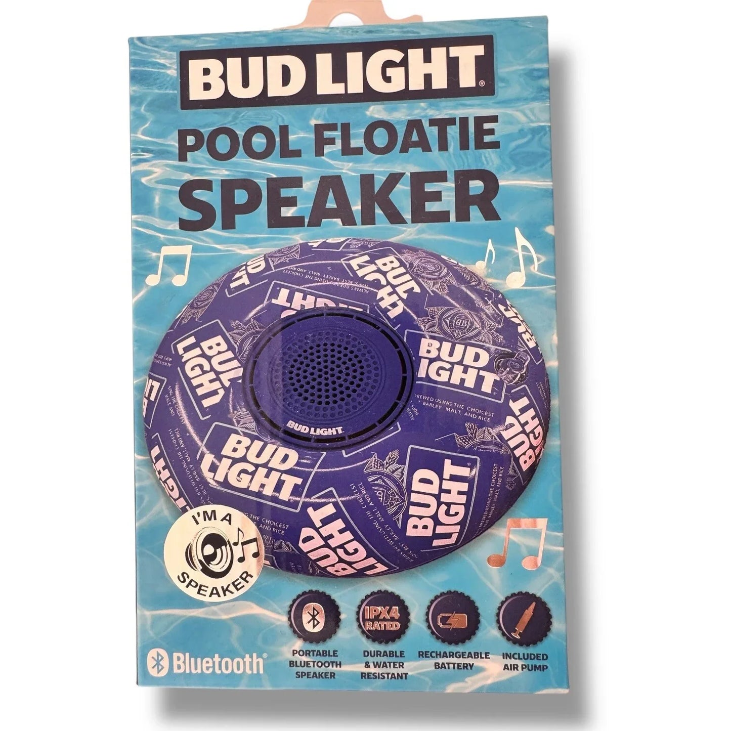 Bud Light Bluetooth Pool Floatie Speaker - Drink Holder Splash Resistant - Trendiez U ♥ 