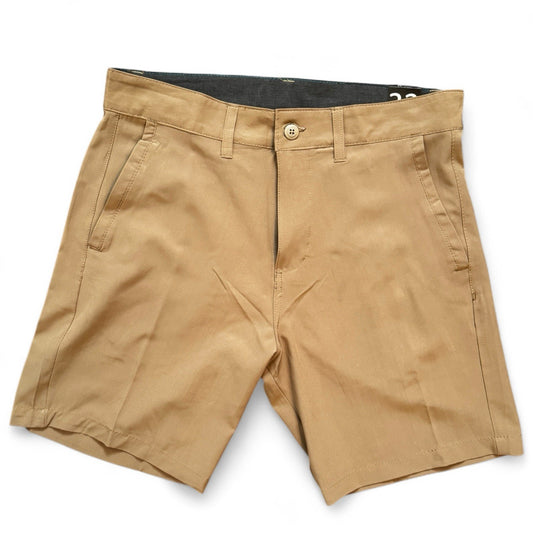 Burnside Men’s Hybrid Performance Shorts – Khaki, Size 32 - Trendiez U ♥ 