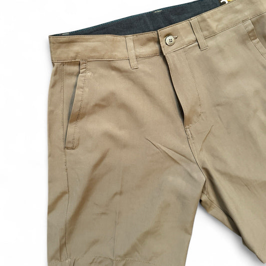 Burnside Men’s Hybrid Performance Shorts – Khaki, Size 32 - Trendiez U ♥ 