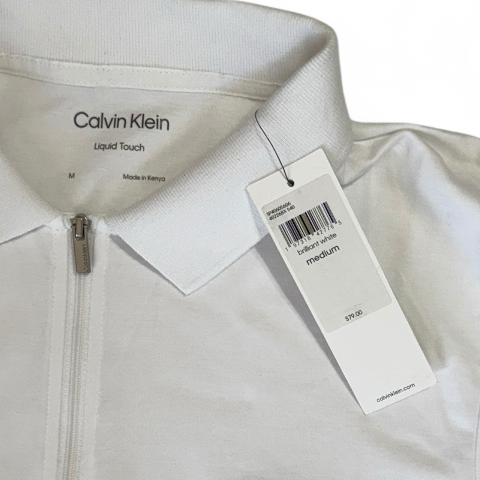 Calvin Klein Men’s Liquid Touch Polo Shirt – Medium - Trendiez U ♥ 