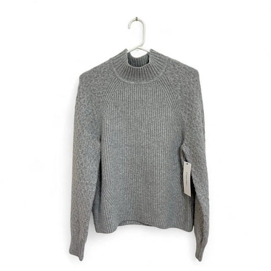 Calvin Klein Women’s Sweater Gray Turtleneck Size S Textured Warm Soft NEW - Trendiez U ♥ 