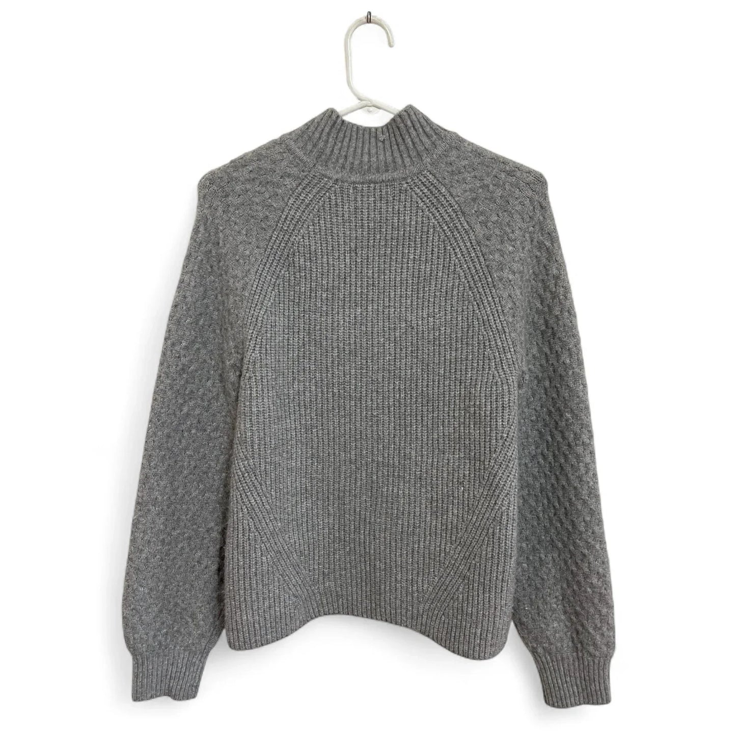 Calvin Klein Women’s Sweater Gray Turtleneck Size S Textured Warm Soft NEW - Trendiez U ♥ 