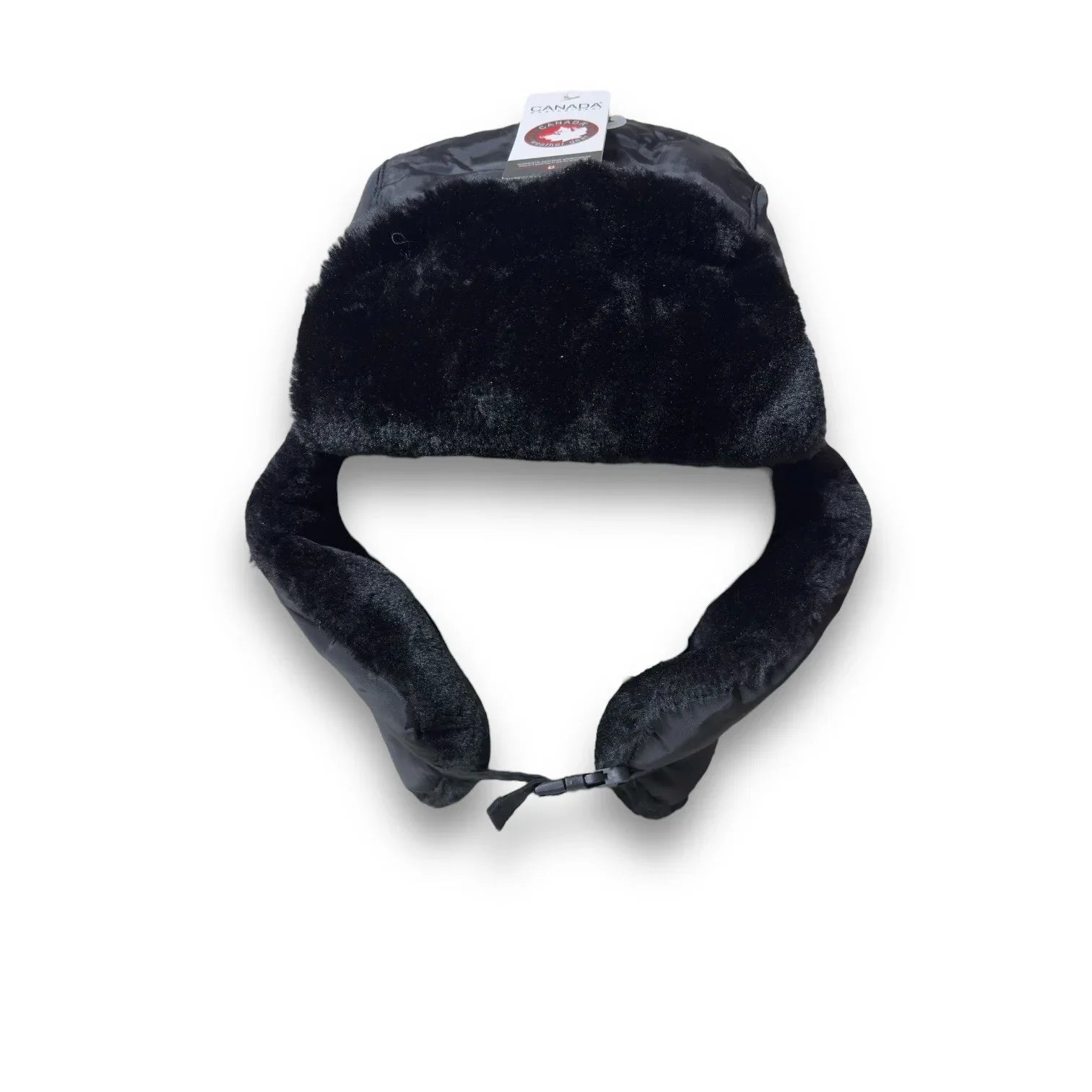 Canada Weather Gear Faux Fur Lined Trapper Hat - Black Fur Lined One Size Nwt - Trendiez U ♥ 