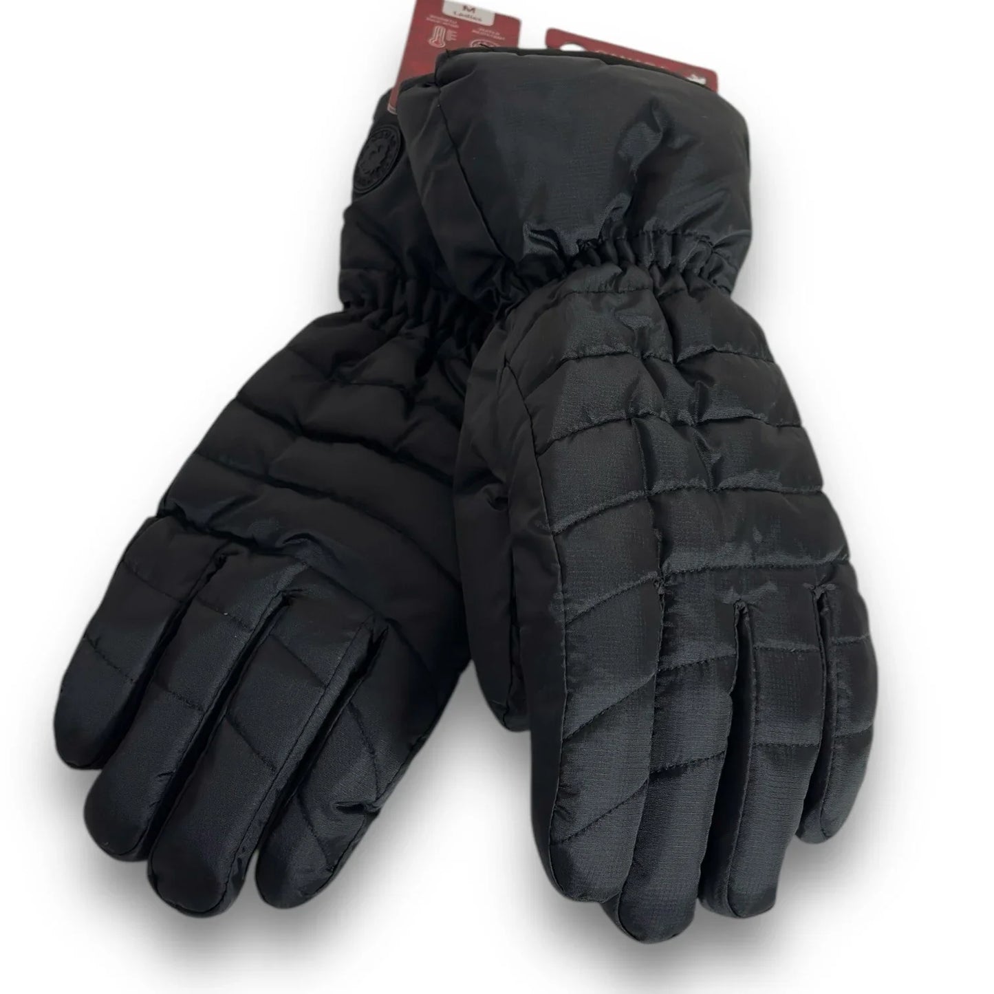 Canada Weather Gear Womens Plush Winter Gloves Size Medium Black Water Resistant - Trendiez U ♥ 