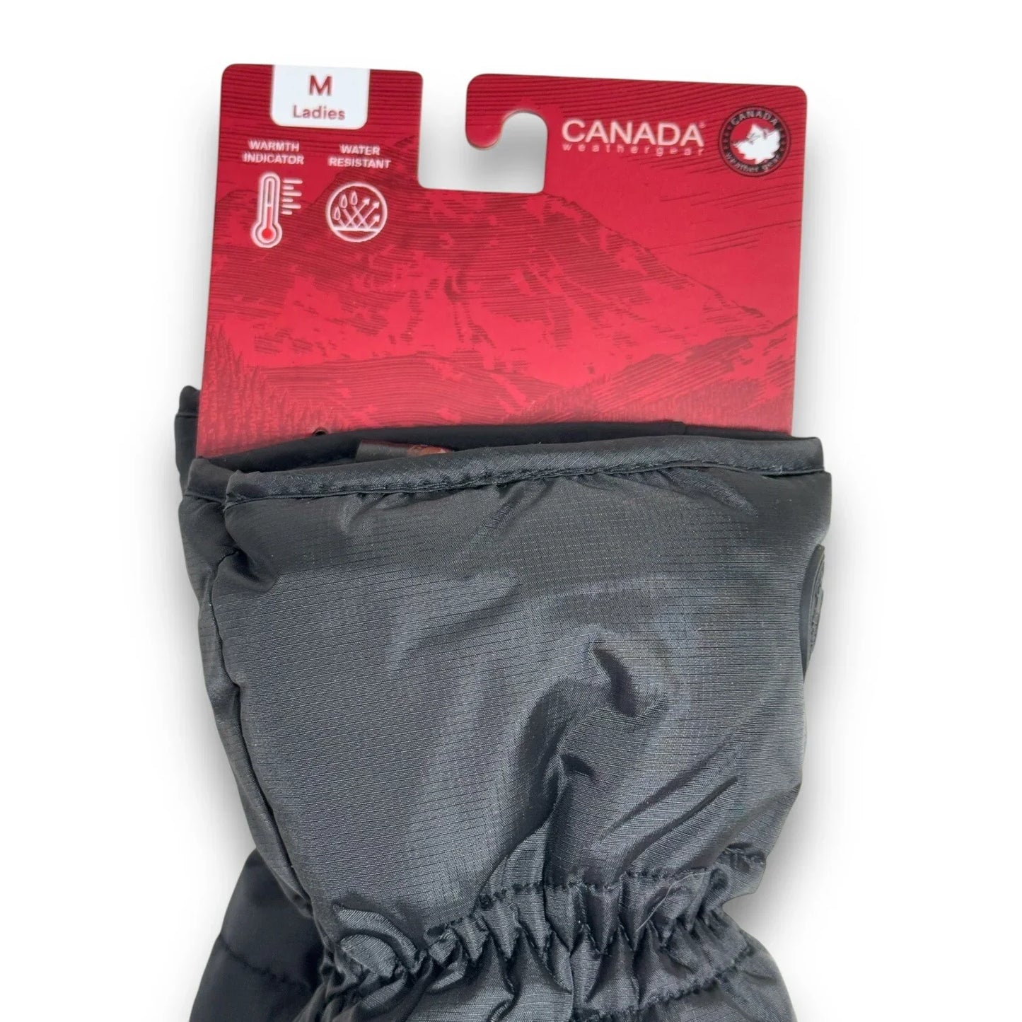 Canada Weather Gear Womens Plush Winter Gloves Size Medium Black Water Resistant - Trendiez U ♥ 