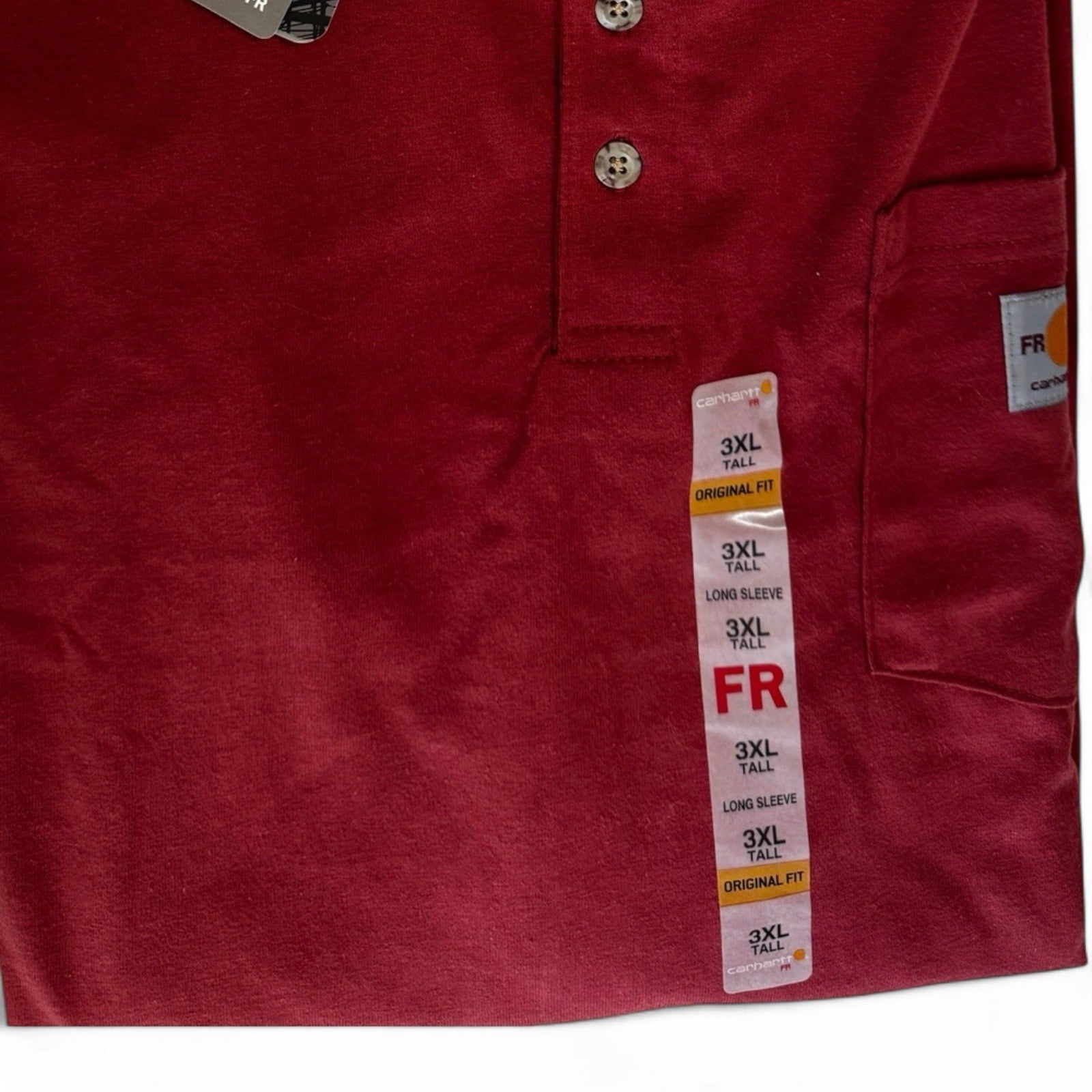 Carhartt Mens Big & Tall Flame-Resistant Force® Graphic T-Shirt Long Sleeve 3XL - Trendiez U ♥ 