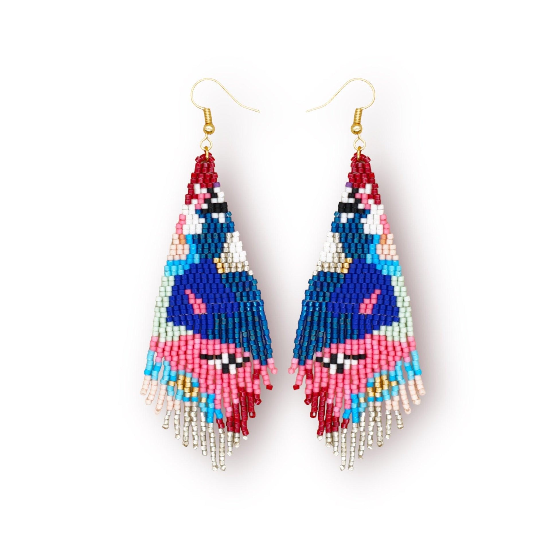 Carnival Spirit Beaded Chandelier Earrings - Trendiez U ♥ 