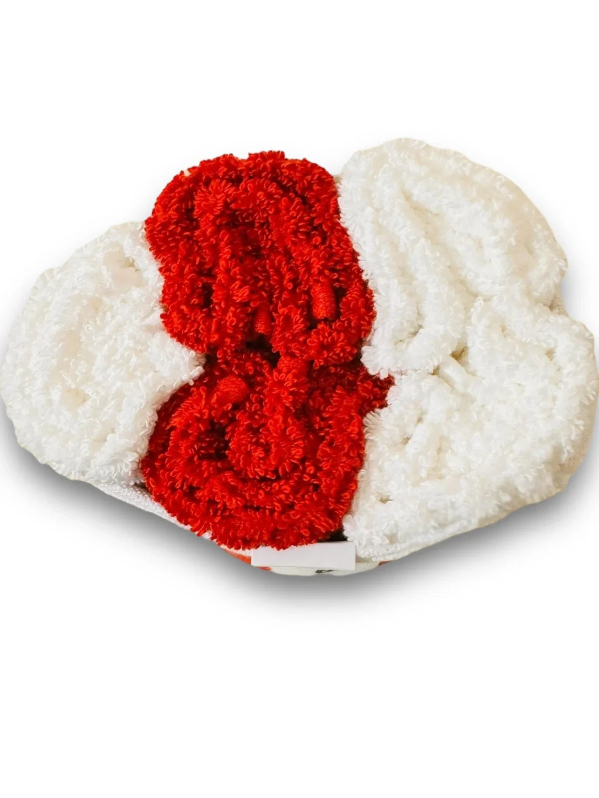 Caro Bathroom Christmas Santa Pants Washcloths Set Of 5 Red & White Canvas Bag - Trendiez U ♥ 