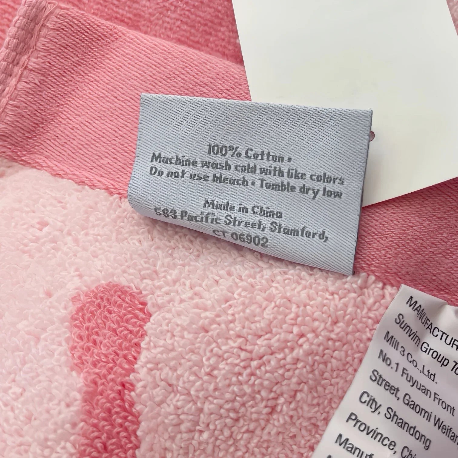 Caro Home 9PC Bath Towel Set UNICORN Coral Pink 100% Cotton Super Soft NEW - Trendiez U ♥ 