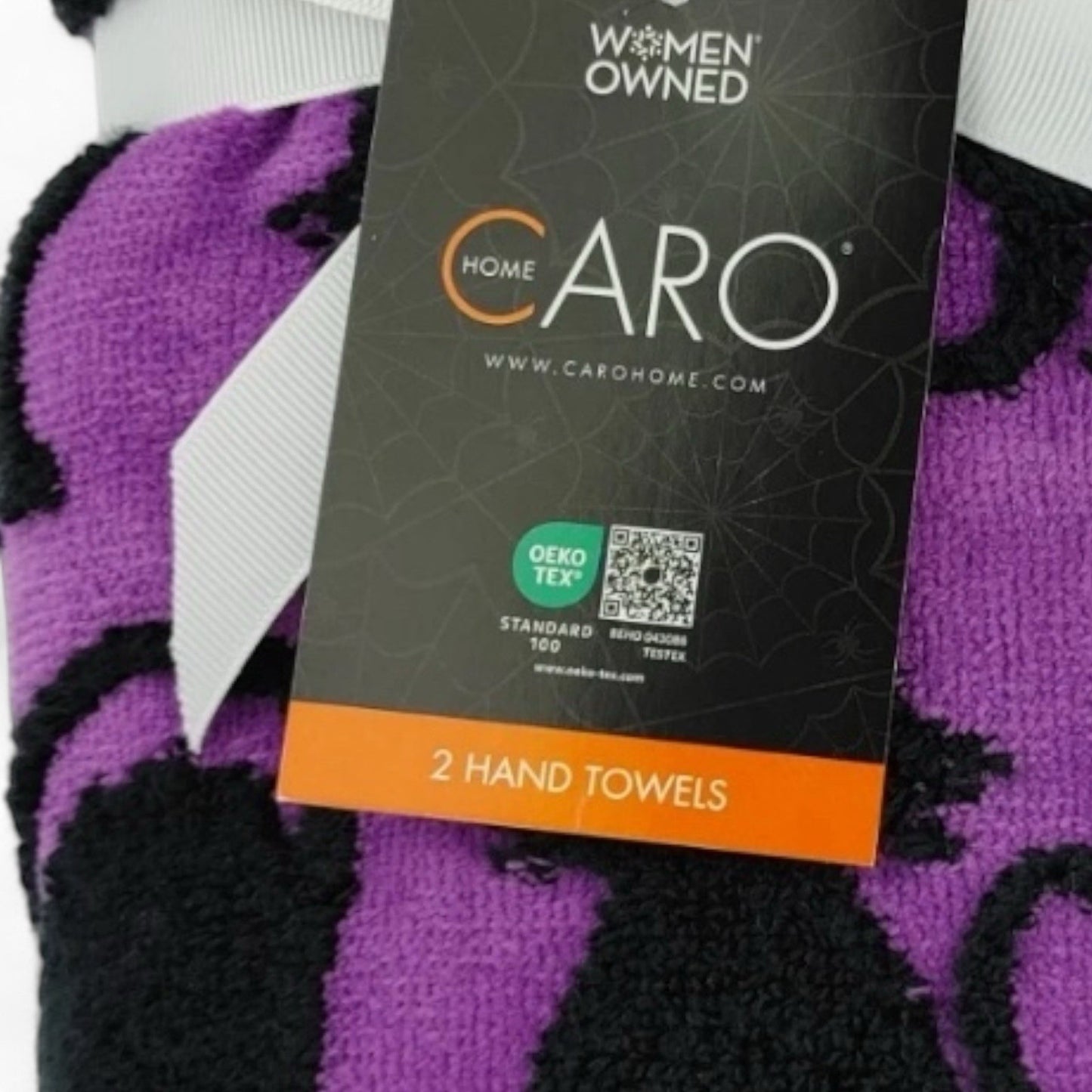 Caro Home Halloween Bathroom Hand Towels - Black Cats - 100% Cotton - Trendiez U ♥ 