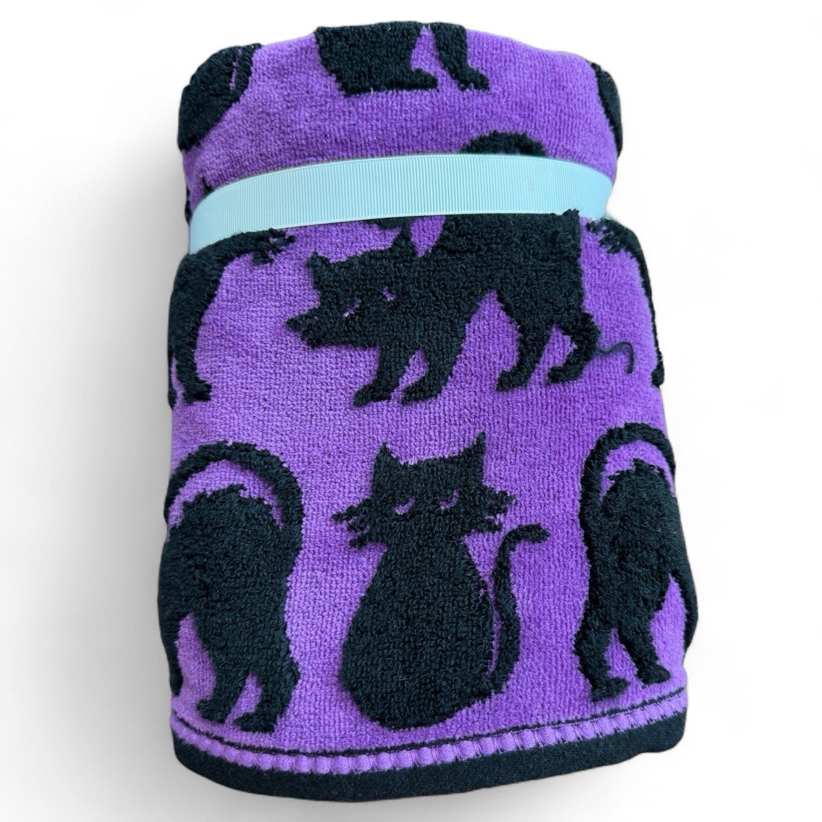 Caro Home Halloween Bathroom Hand Towels - Black Cats - 100% Cotton - Trendiez U ♥ 