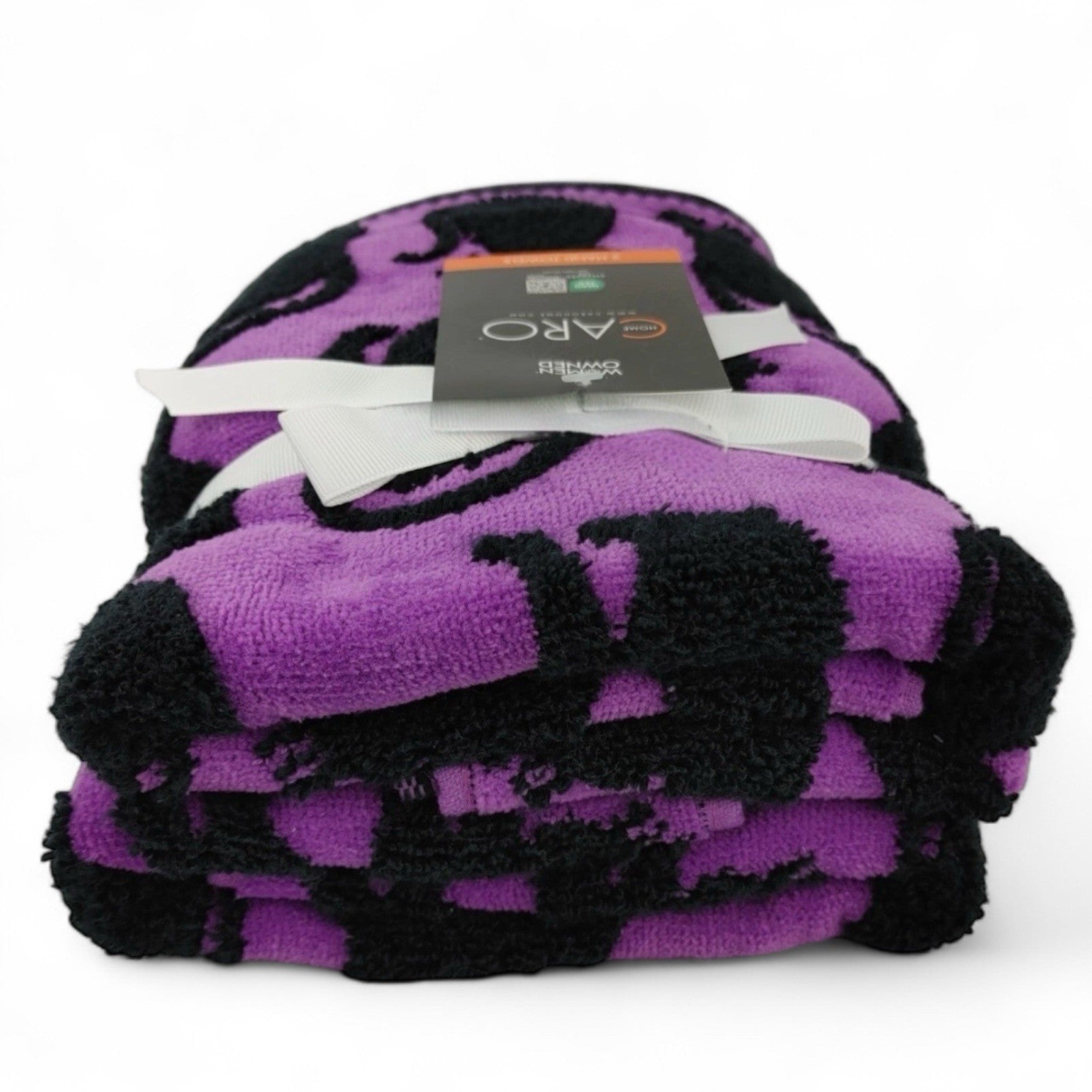 Caro Home Halloween Bathroom Hand Towels - Black Cats - 100% Cotton - Trendiez U ♥ 