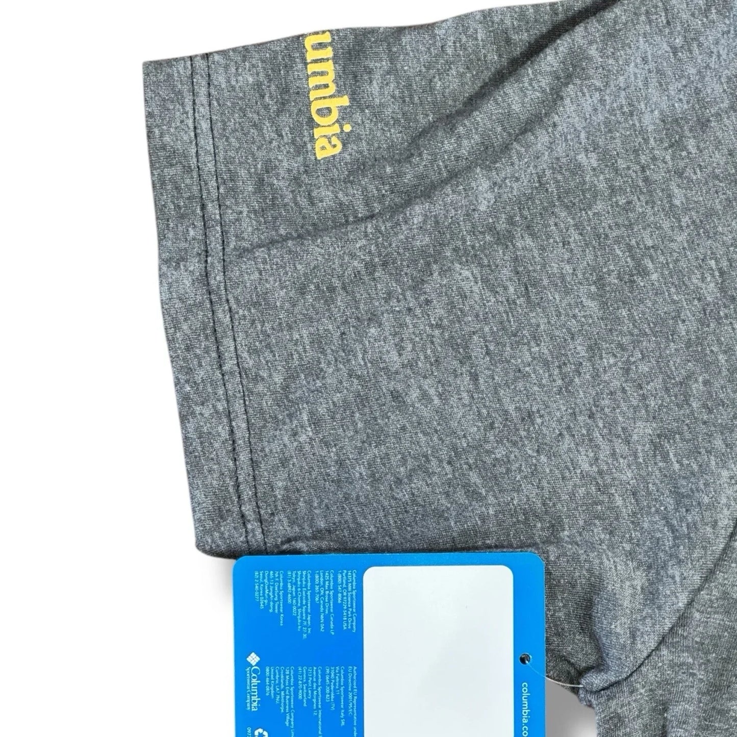Columbia Men’s Hiking Sports T shirt Medium Graphic Short Sleeve Blue Outdoors - Trendiez U ♥ 
