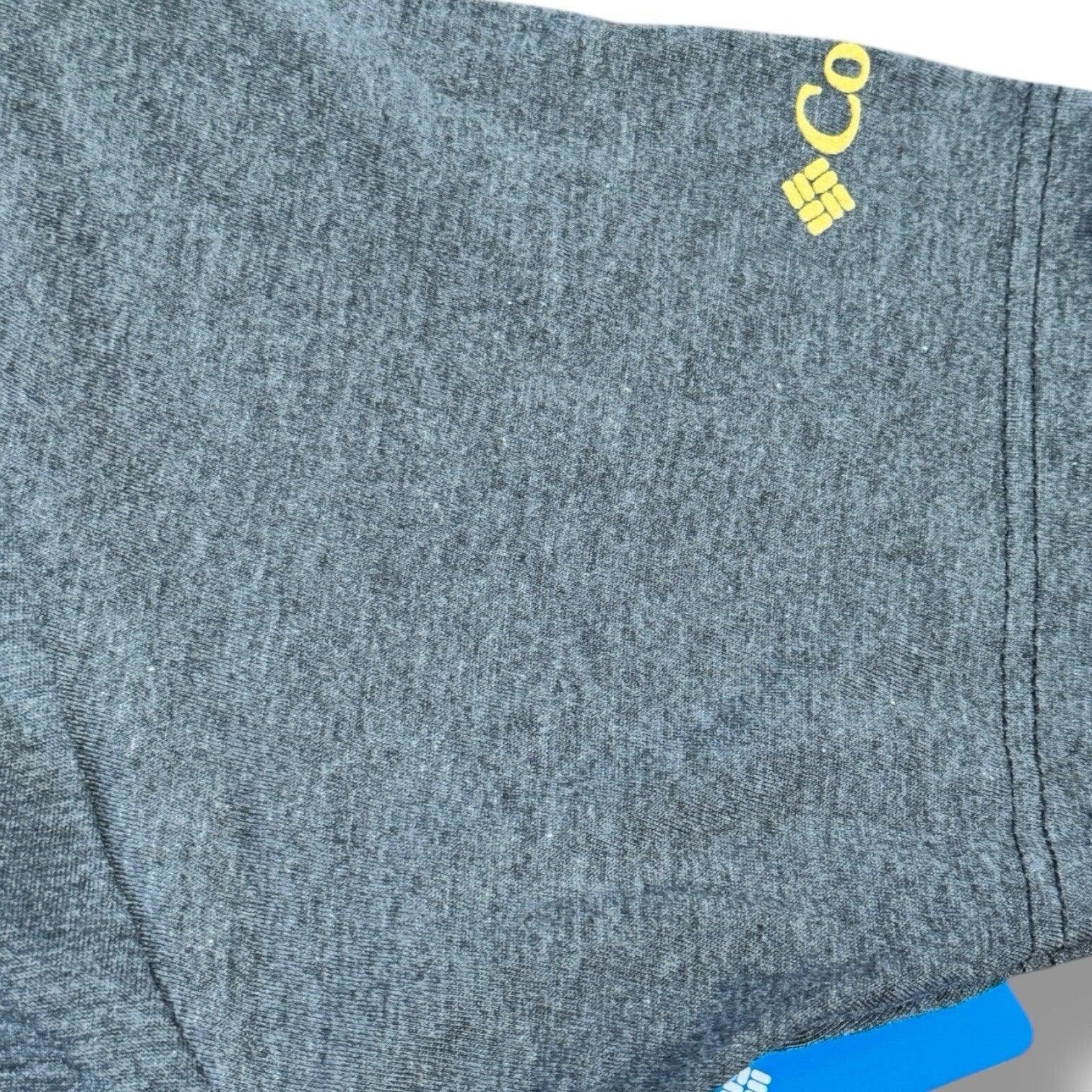 Columbia Men’s Hiking Sports T shirt Medium Graphic Short Sleeve Blue Outdoors - Trendiez U ♥ 