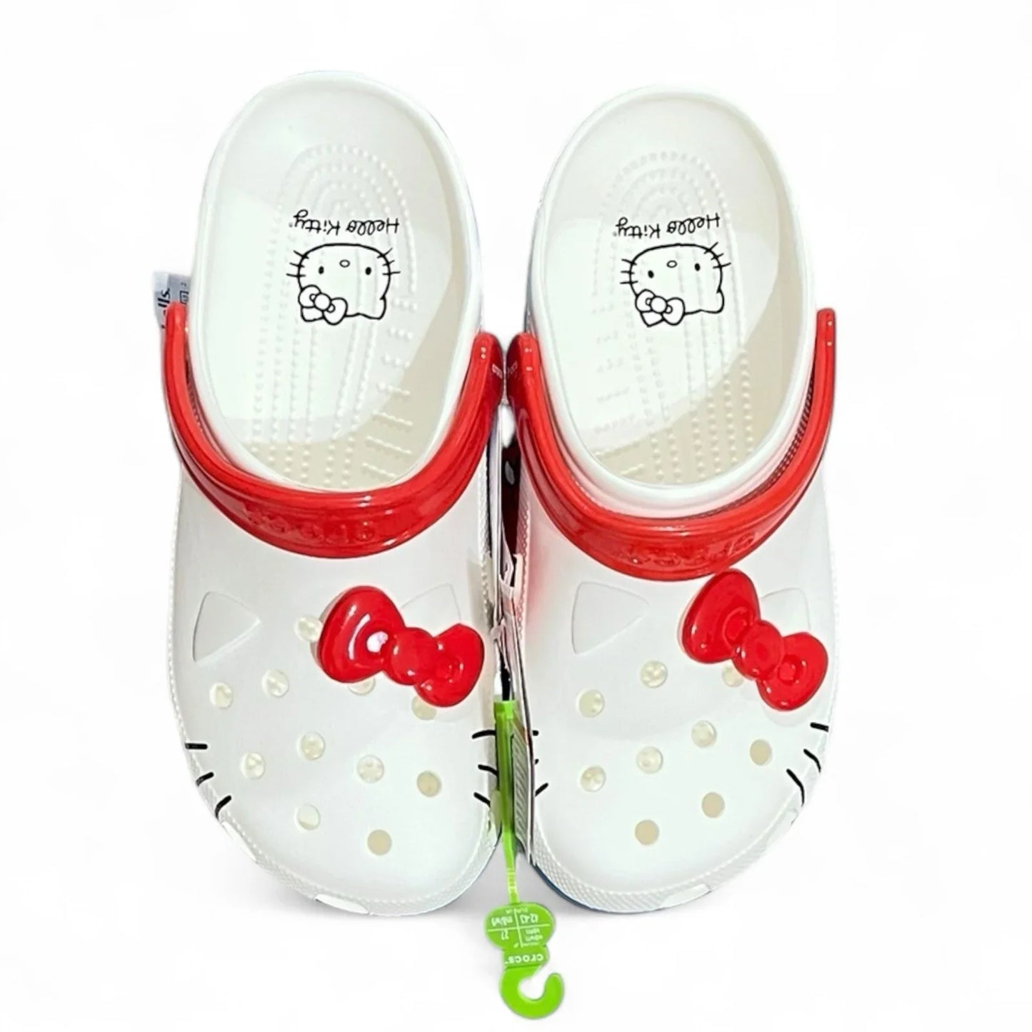 Crocs Classic Hello Kitty Clog White, Women Size 11 - Trendiez U ♥ 