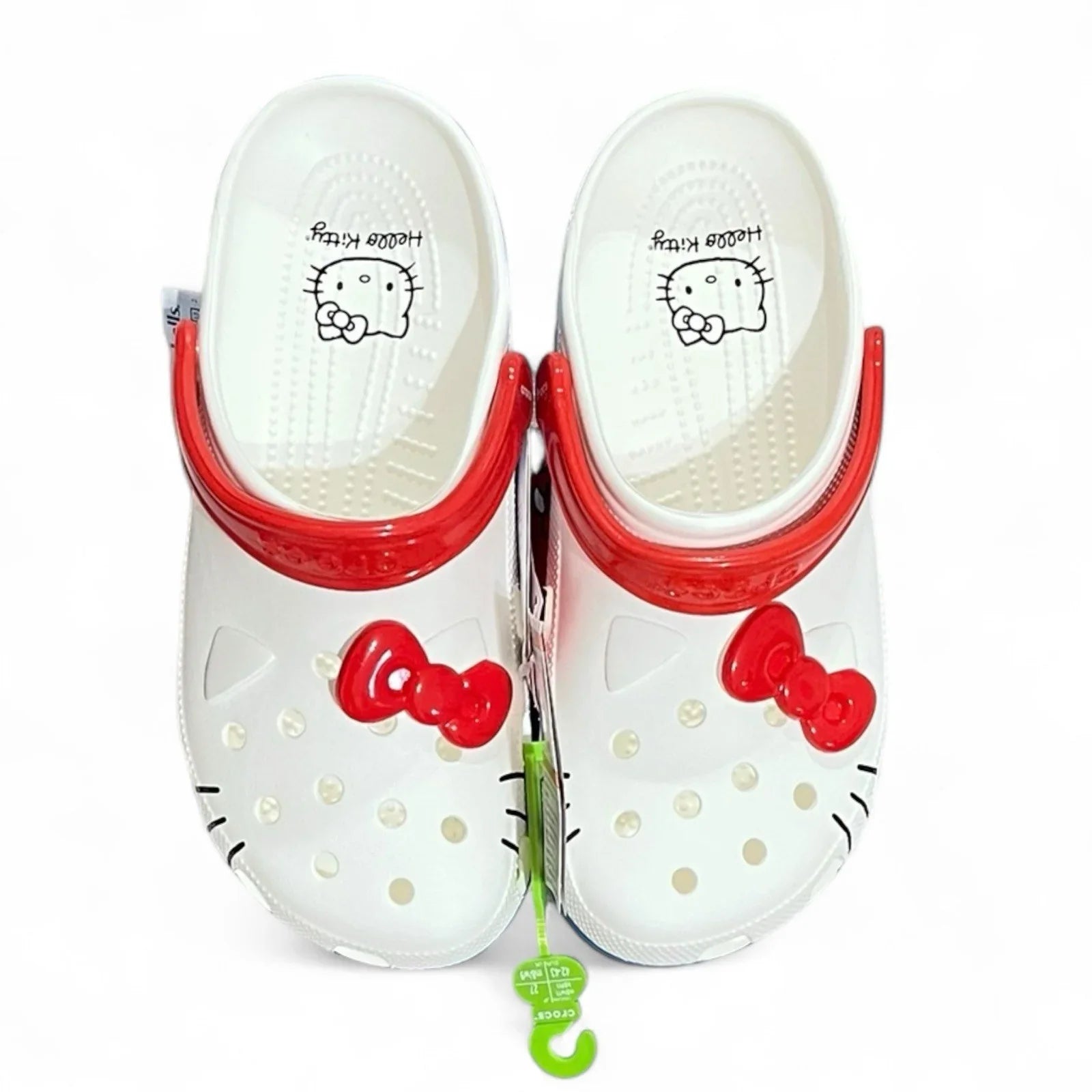 Crocs Classic Hello Kitty Clog White, Women Size 11 - Trendiez U ♥ 
