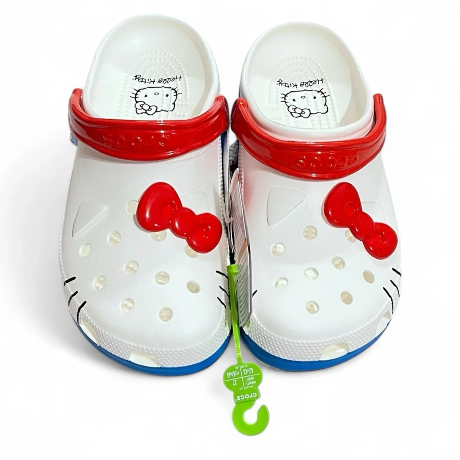 Crocs Classic Hello Kitty Clog White, Women Size 11 - Trendiez U ♥ 