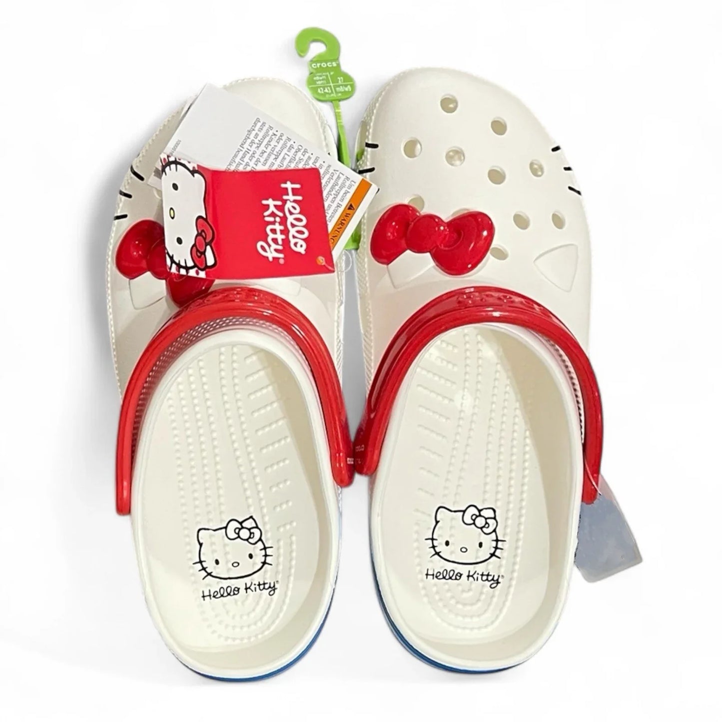 Crocs Classic Hello Kitty Clog White, Women Size 11 - Trendiez U ♥ 