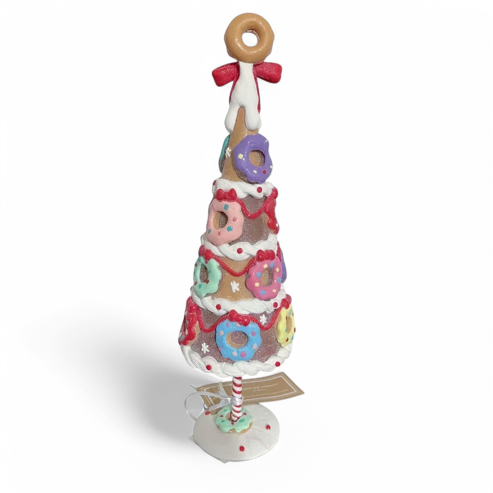 Cupcakes & Cashmere Christmas Gingerbread Donut Colorful Candy Tree Deco 14” - Trendiez U ♥ 