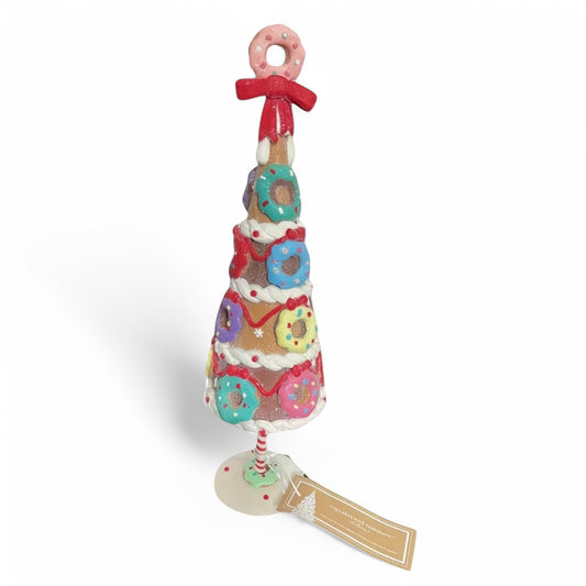 Cupcakes & Cashmere Christmas Gingerbread Donut Colorful Candy Tree Deco 14” - Trendiez U ♥ 