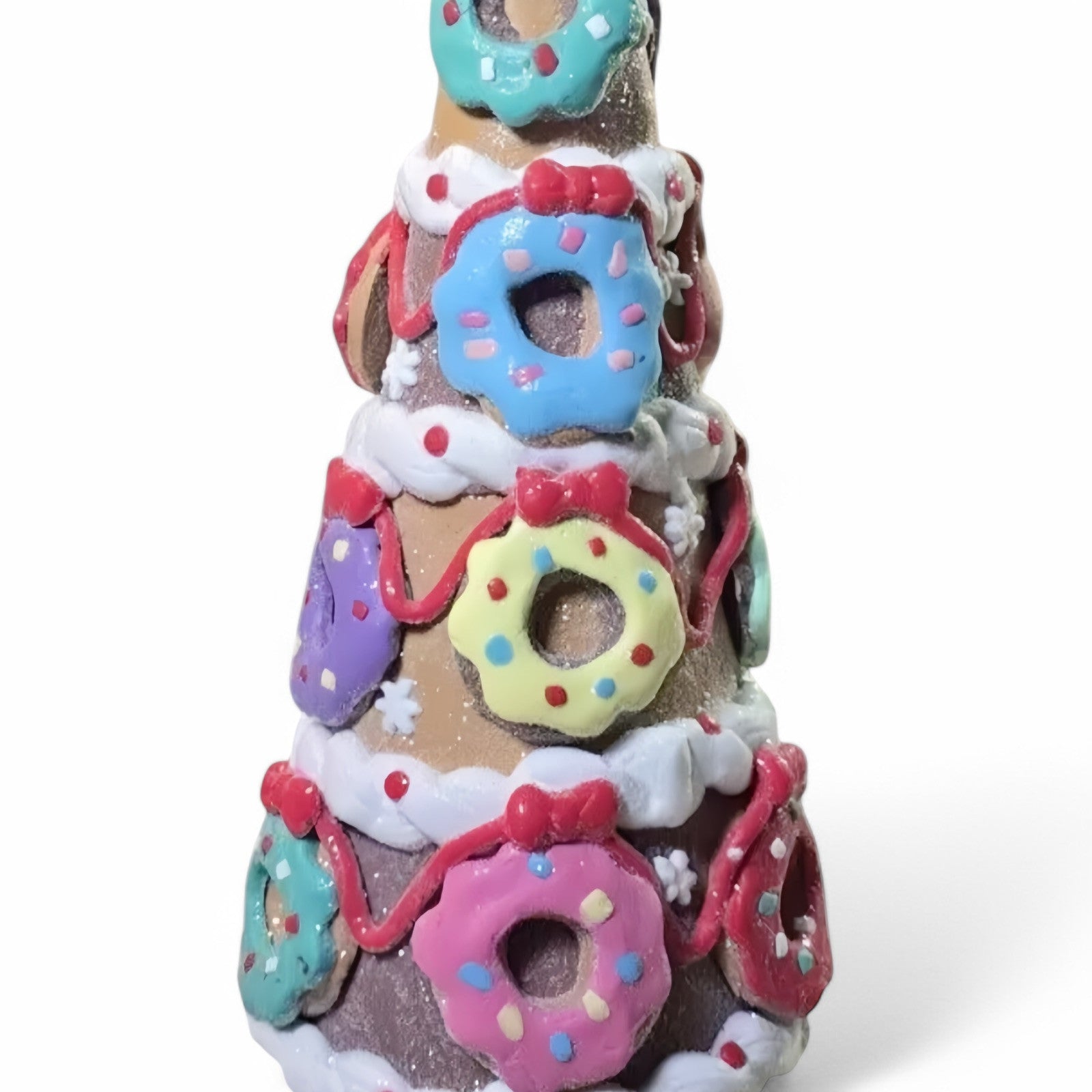 Cupcakes & Cashmere Christmas Gingerbread Donut Colorful Candy Tree Deco 14” - Trendiez U ♥ 