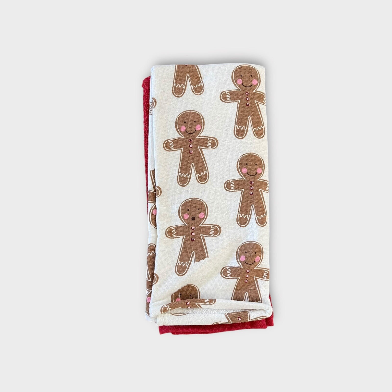 Cupcakes and Cashmere Gingerbread Christmas Man Kitchen Towel Set of 3 - Trendiez U ♥ 